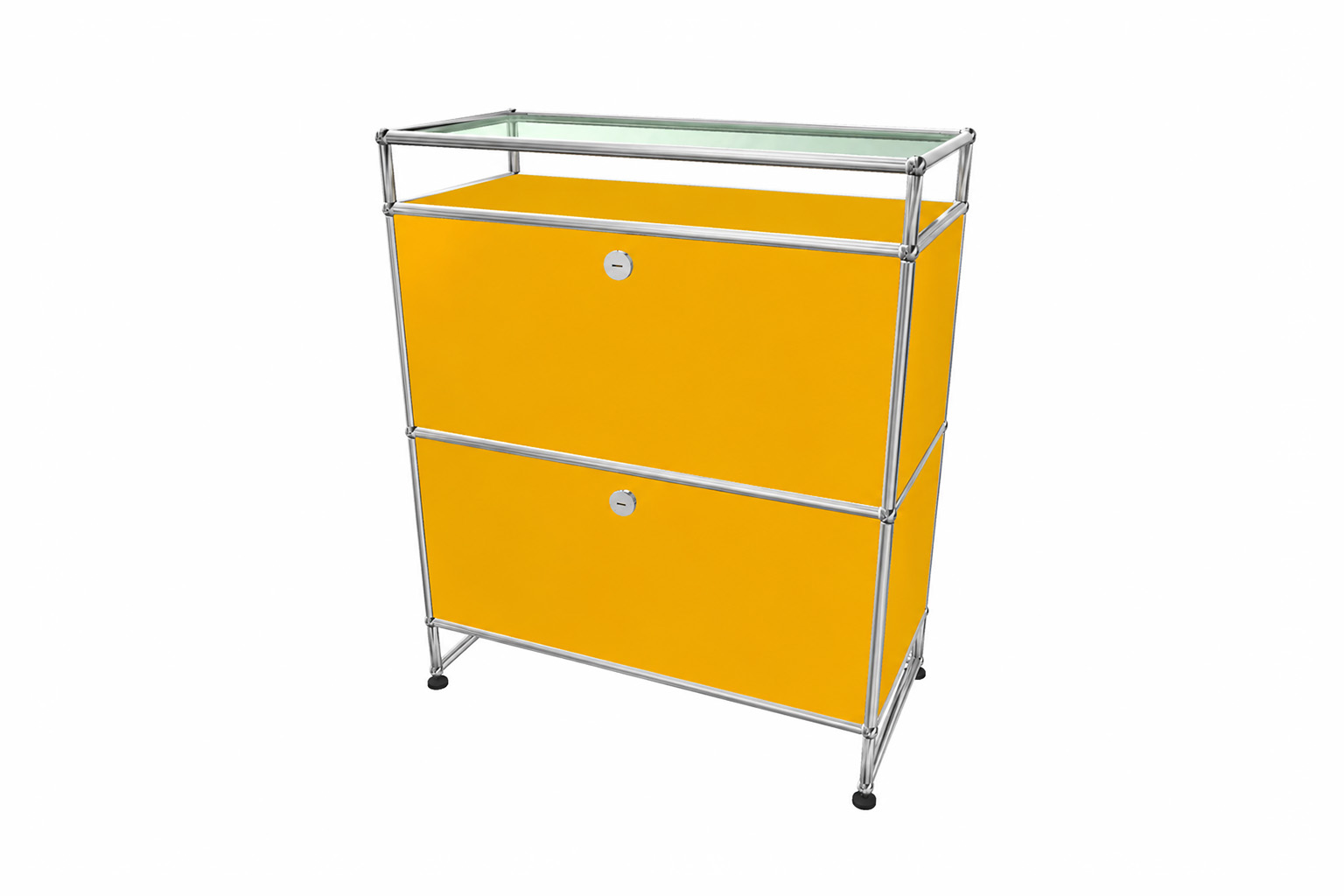 USM Haller Sideboard mit Glastablar