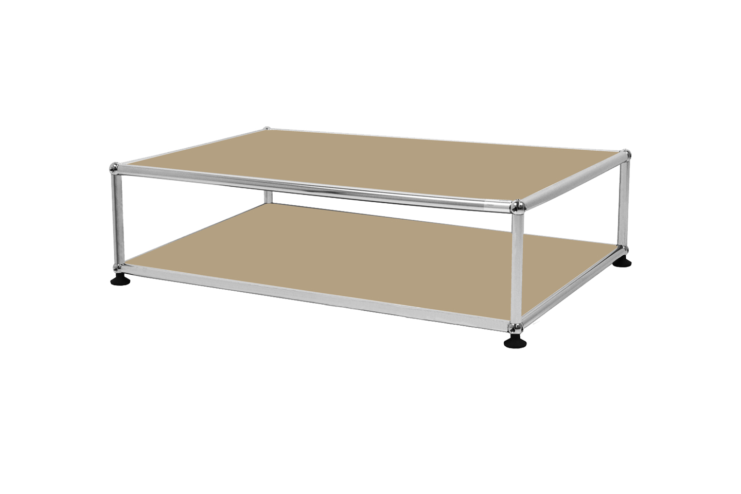 USM Haller Bijzettafel Grafietzwart RAL 9011 75 x 50 cm