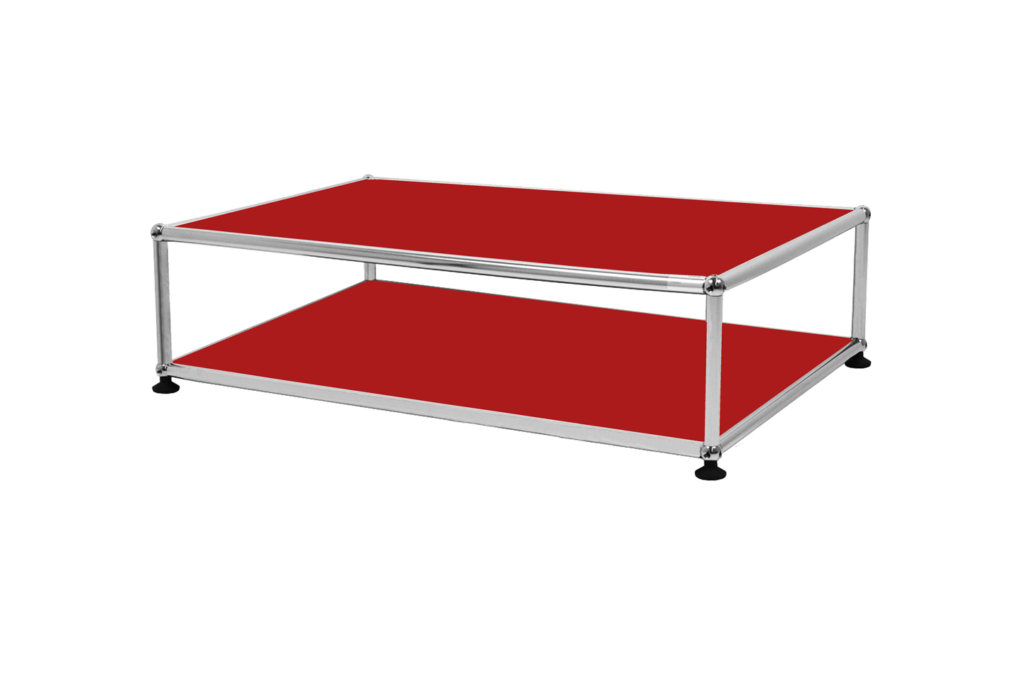 USM Haller Bijzettafel Grafietzwart RAL 9011 75 x 50 cm