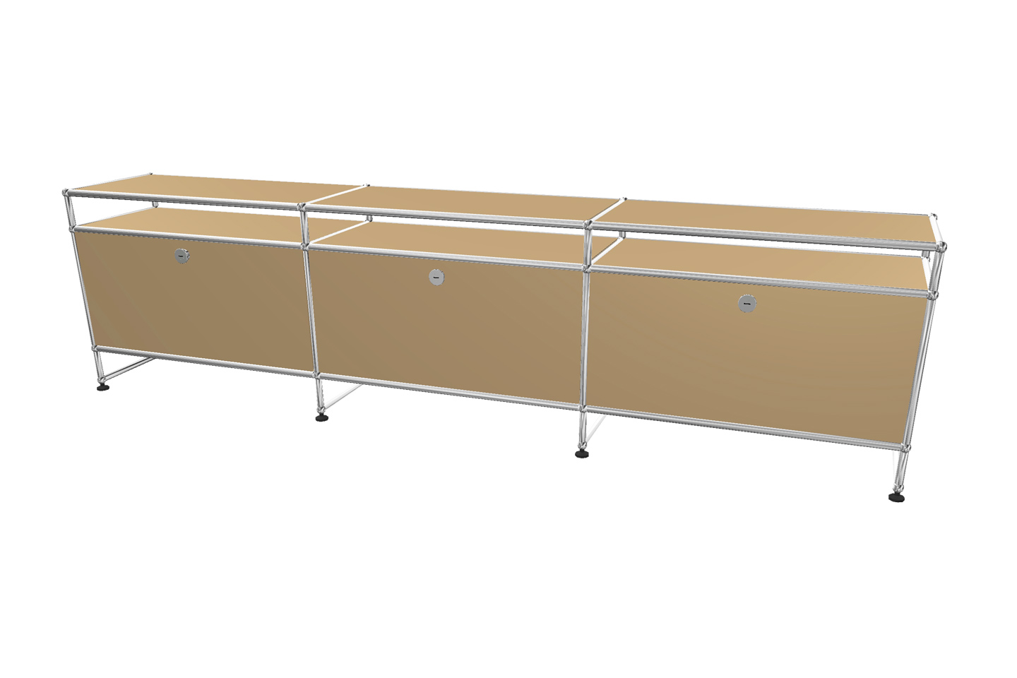 USM Haller TV-Board / Lowboard mit Aufsatz