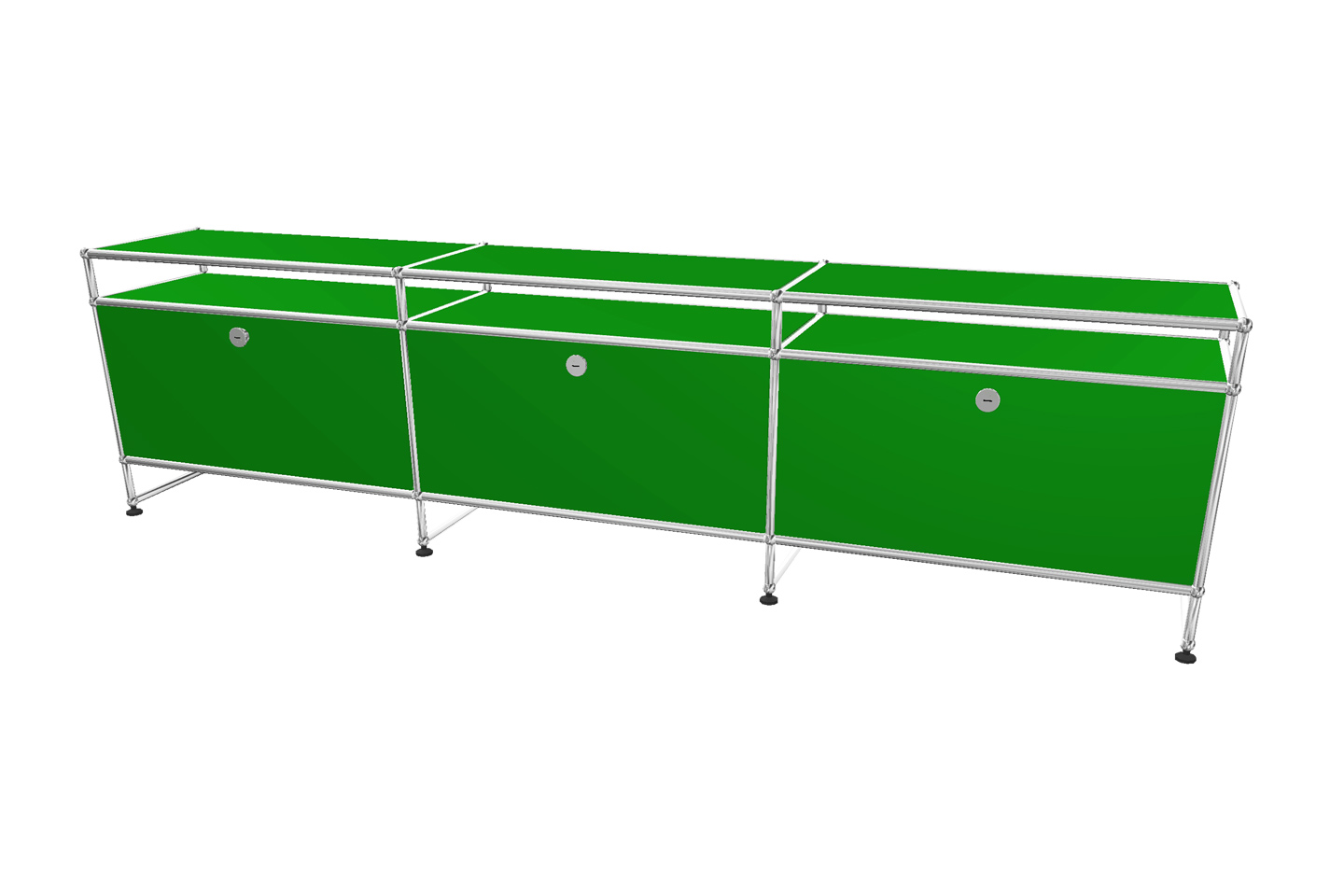 USM Haller TV-Board / Lowboard mit Aufsatz