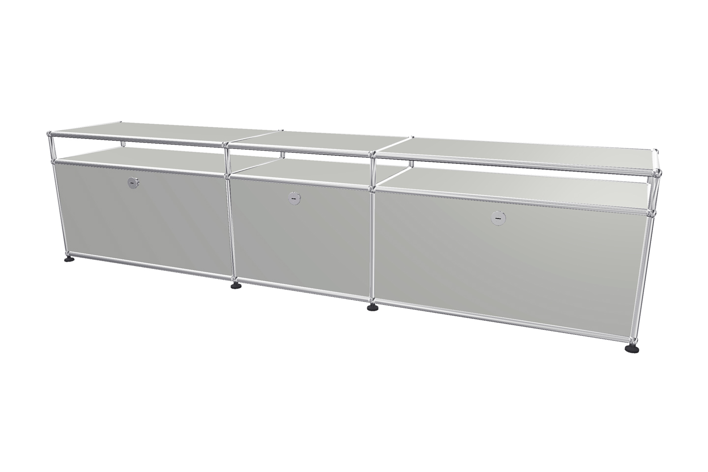 USM Haller TV-Board / Lowboard mit Aufsatz