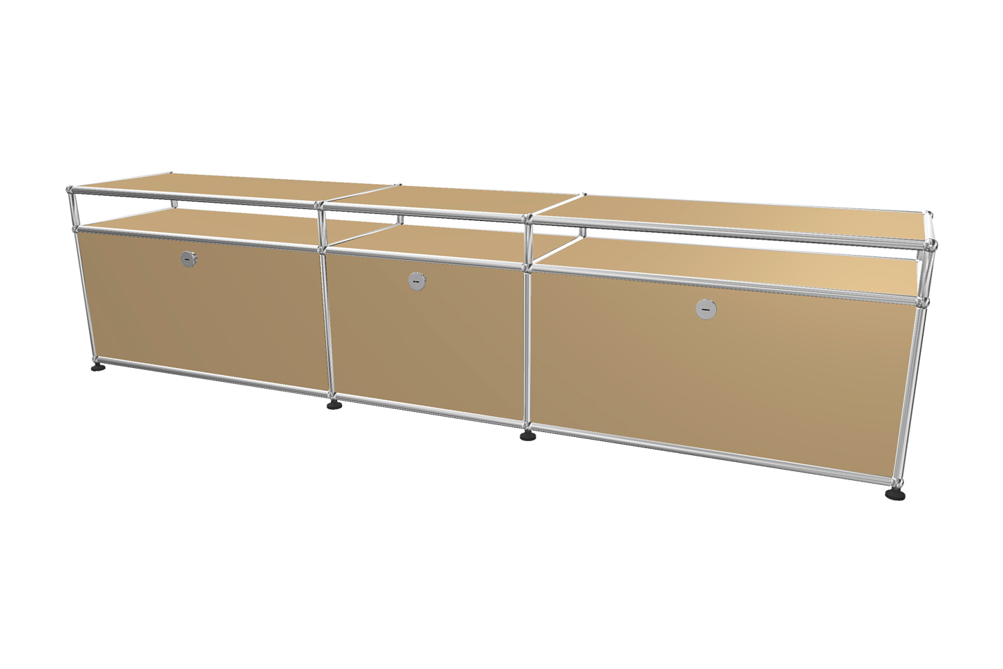 USM Haller TV-Board / Lowboard mit Aufsatz