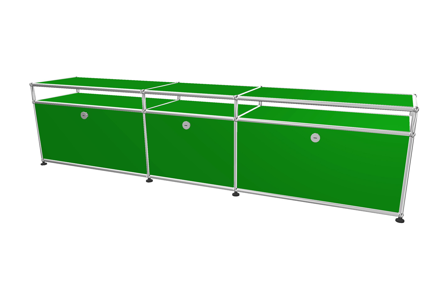 USM Haller TV-Board / Lowboard mit Aufsatz