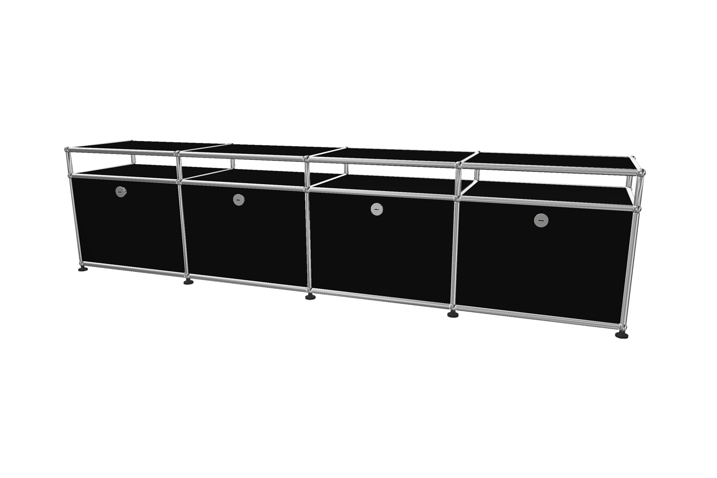 USM Haller TV-Board / Lowboard mit Aufsatz