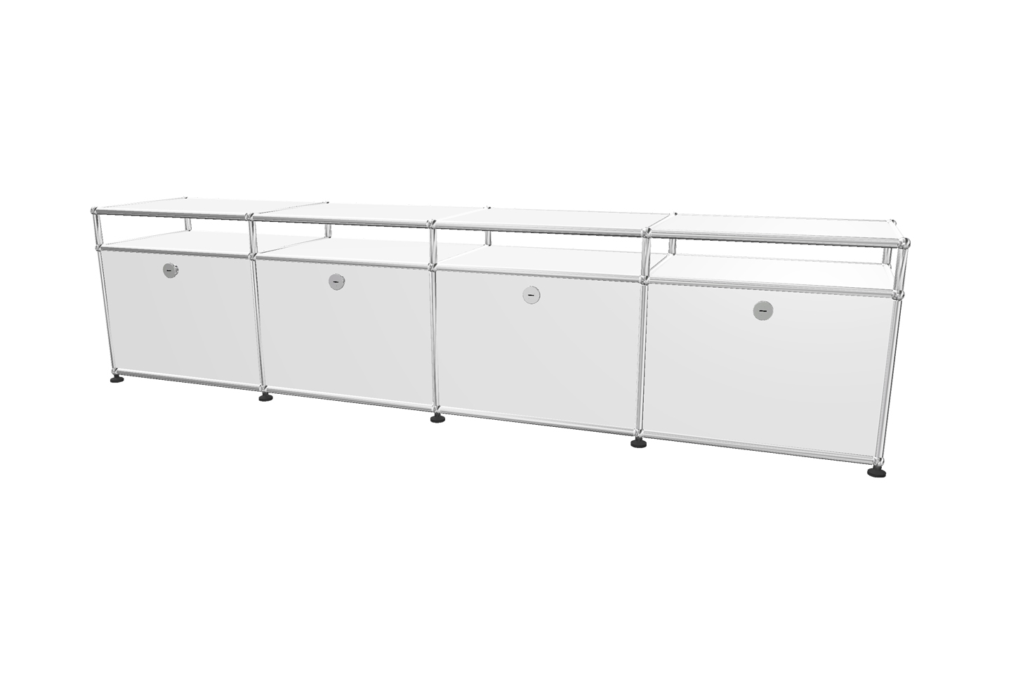 USM Haller TV-Board / Lowboard mit Aufsatz