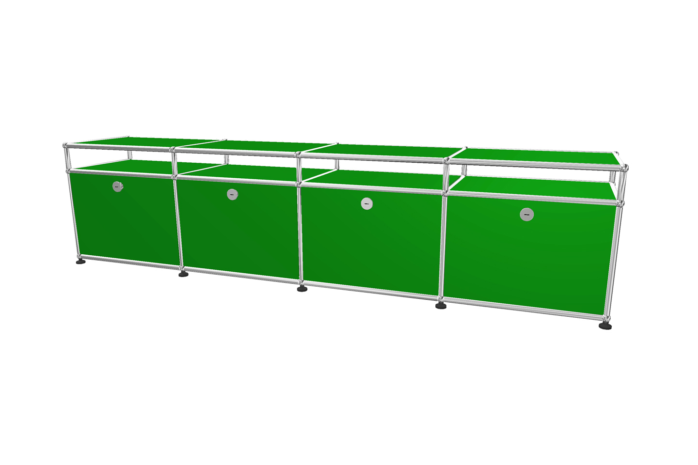 USM Haller TV-Board / Lowboard mit Aufsatz