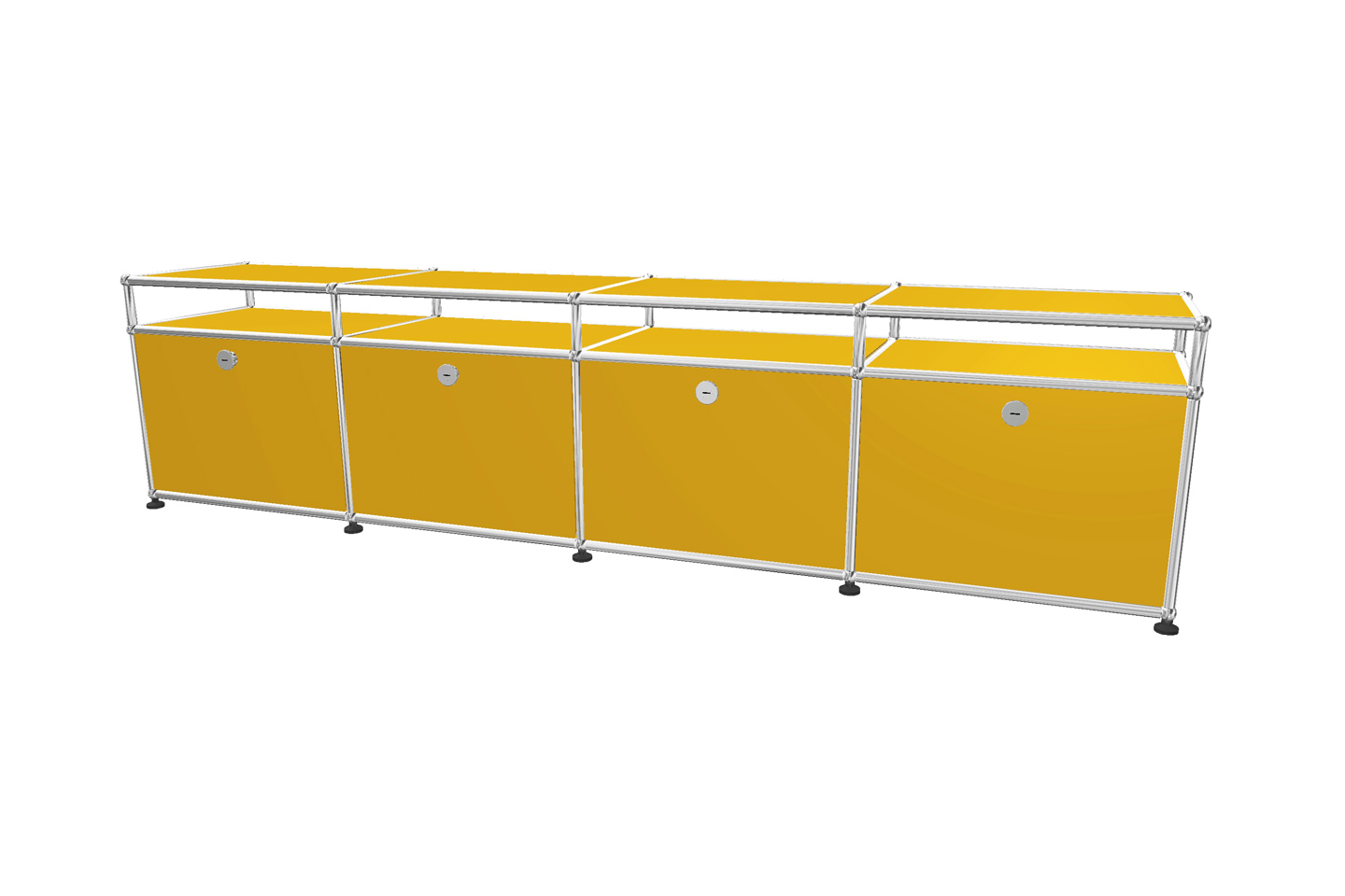 USM Haller TV-Board / Lowboard mit Aufsatz