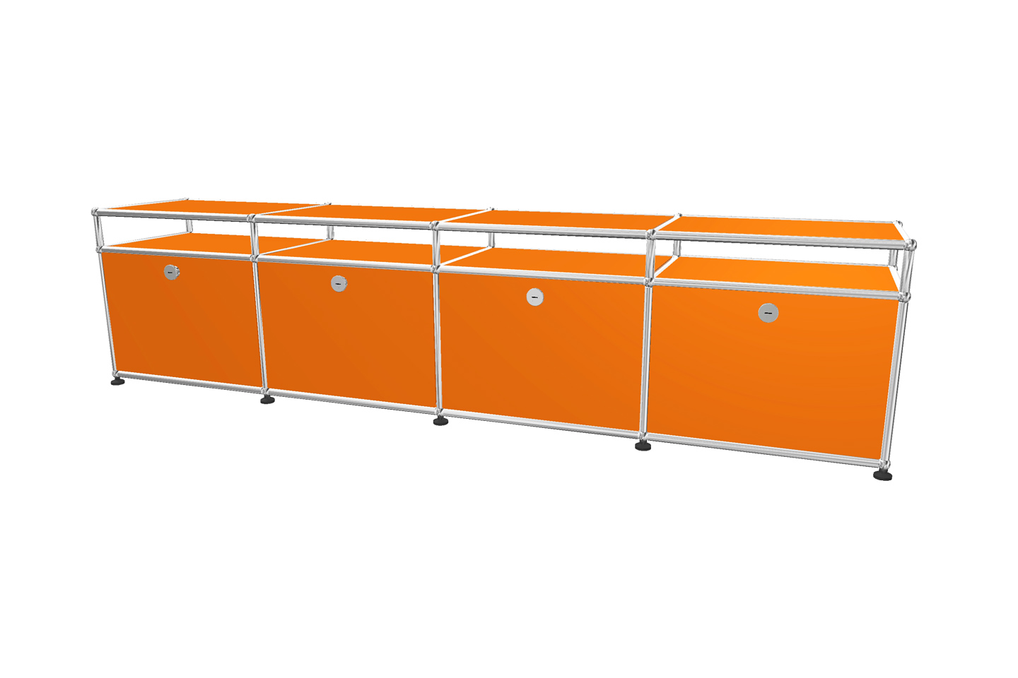 USM Haller TV-Board / Lowboard mit Aufsatz