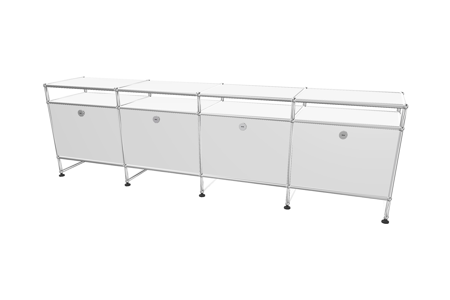 USM Haller TV-Board / Lowboard mit Aufsatz
