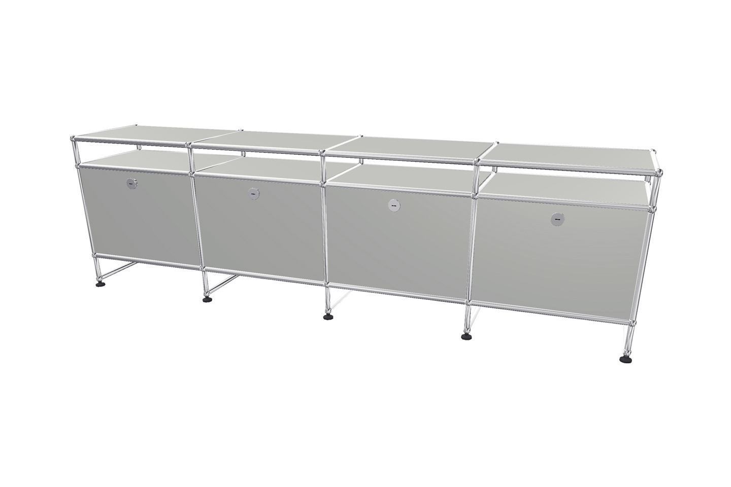 USM Haller TV-Board / Lowboard mit Aufsatz