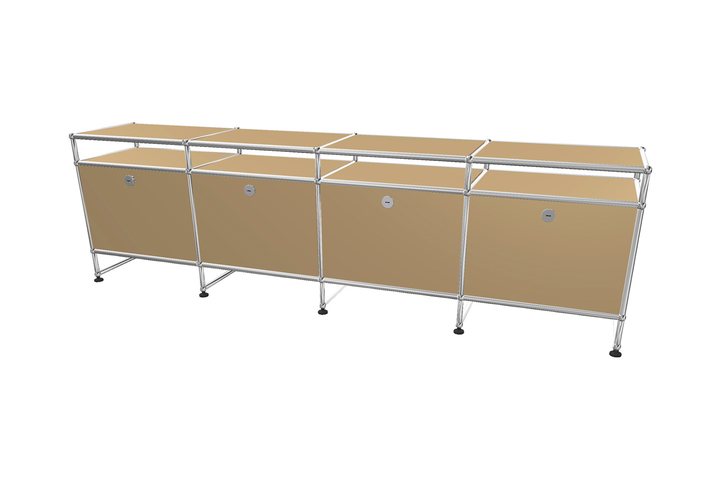 USM Haller TV-Board / Lowboard mit Aufsatz