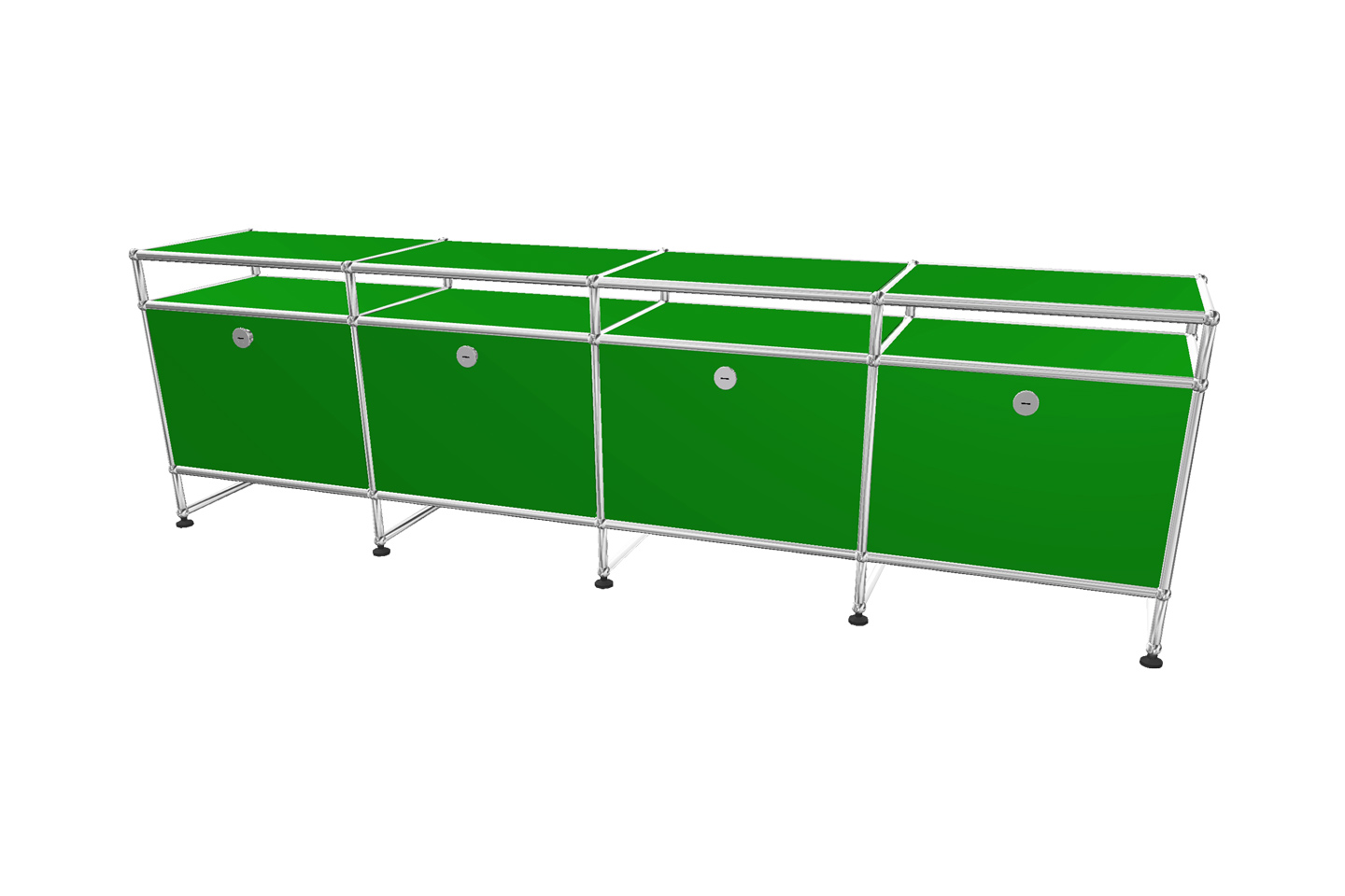USM Haller TV-Board / Lowboard mit Aufsatz