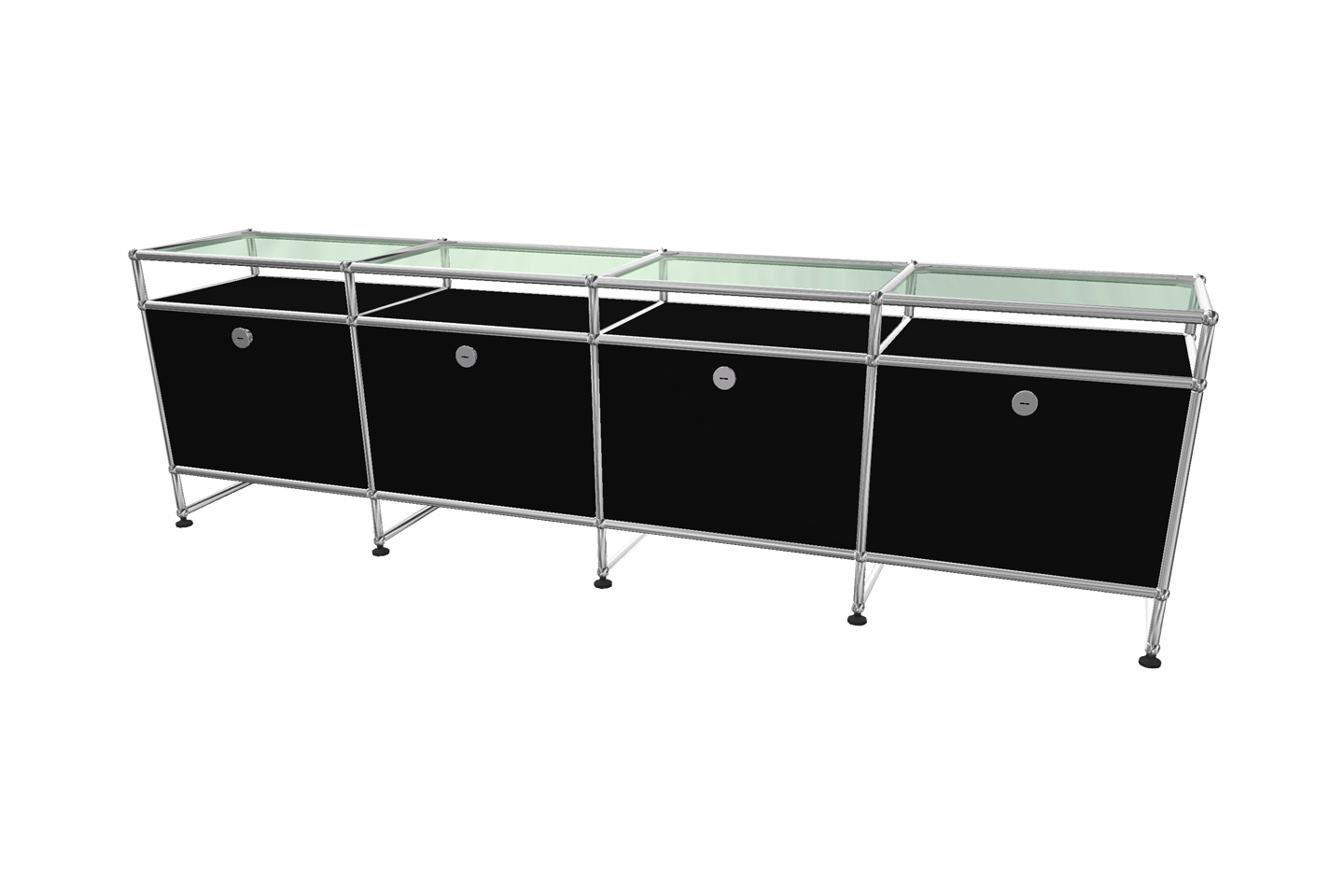 USM Haller TV-Board / Lowboard mit Glastablar