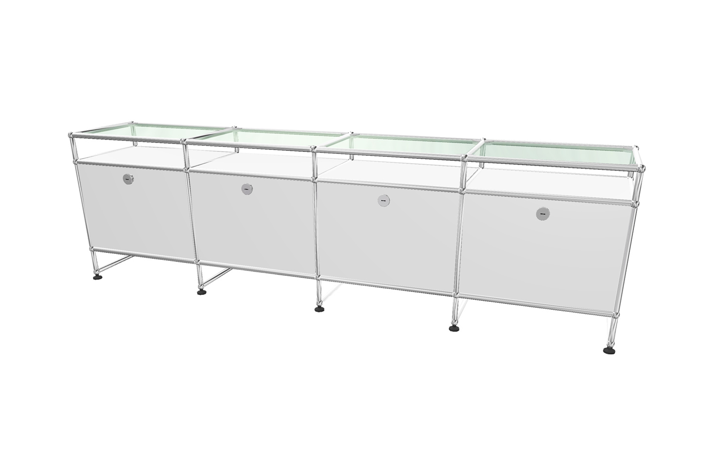 USM Haller TV-Board / Lowboard mit Glastablar