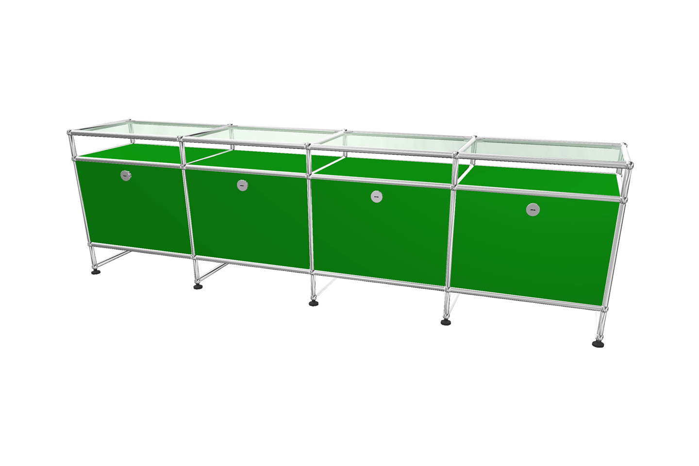 USM Haller TV-Board / Lowboard mit Glastablar