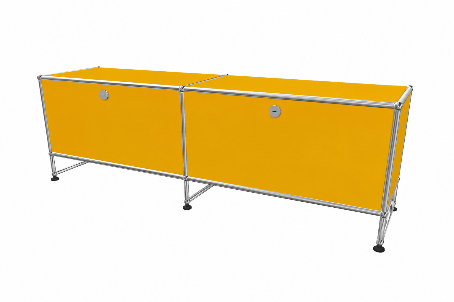 USM Haller TV-Board / Lowboard Grafietzwart RAL 9011