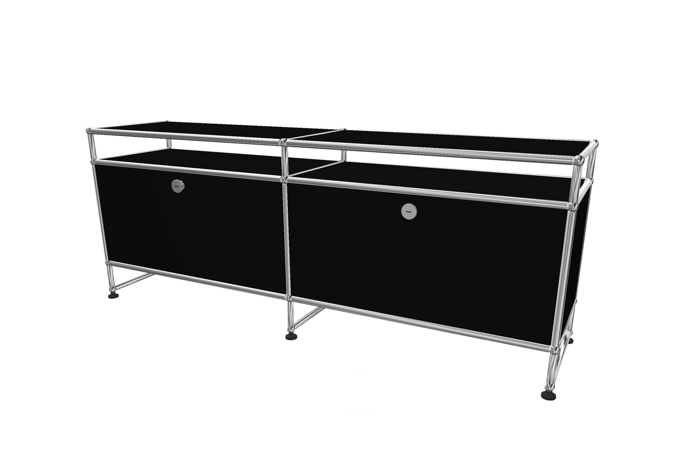 USM Haller TV-Board / Lowboard mit Sockel und Aufsatz