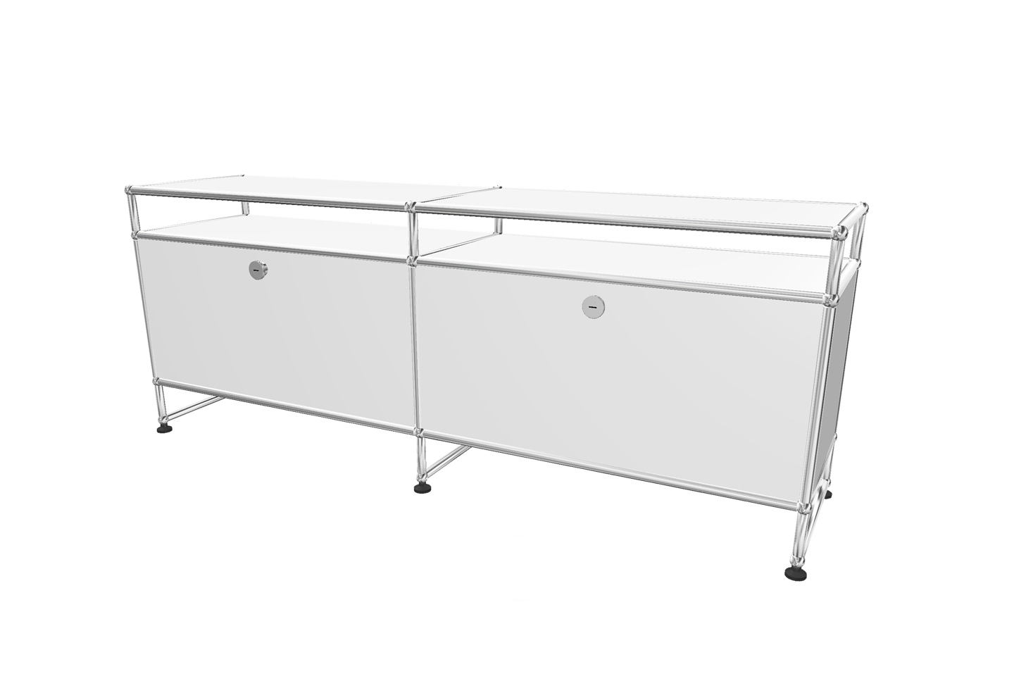 USM Haller TV-Board / Lowboard mit Sockel und Aufsatz