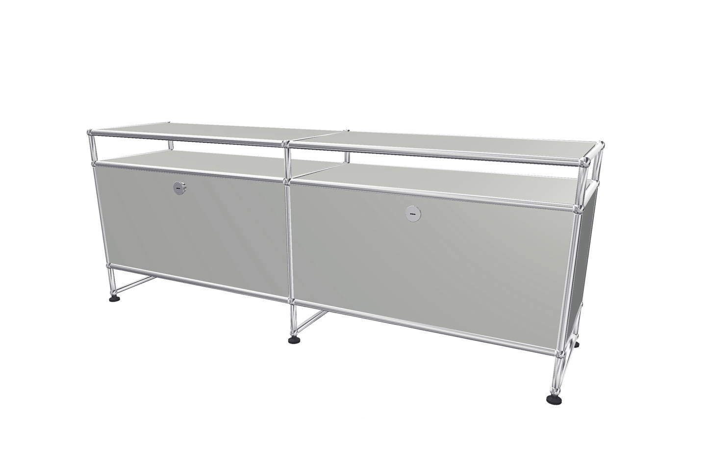 USM Haller TV-Board / Lowboard mit Sockel und Aufsatz