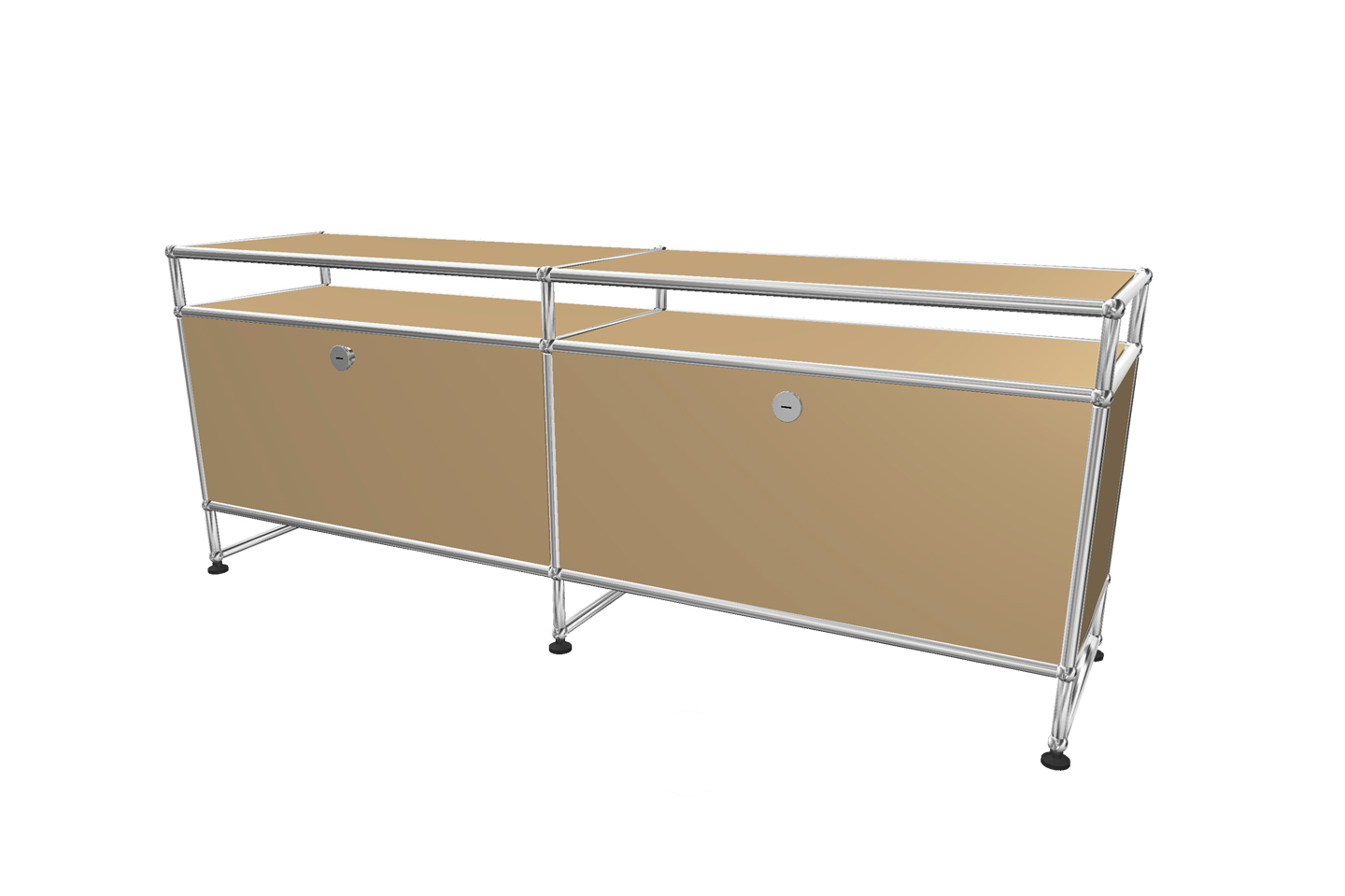 USM Haller TV-Board / Lowboard mit Sockel und Aufsatz