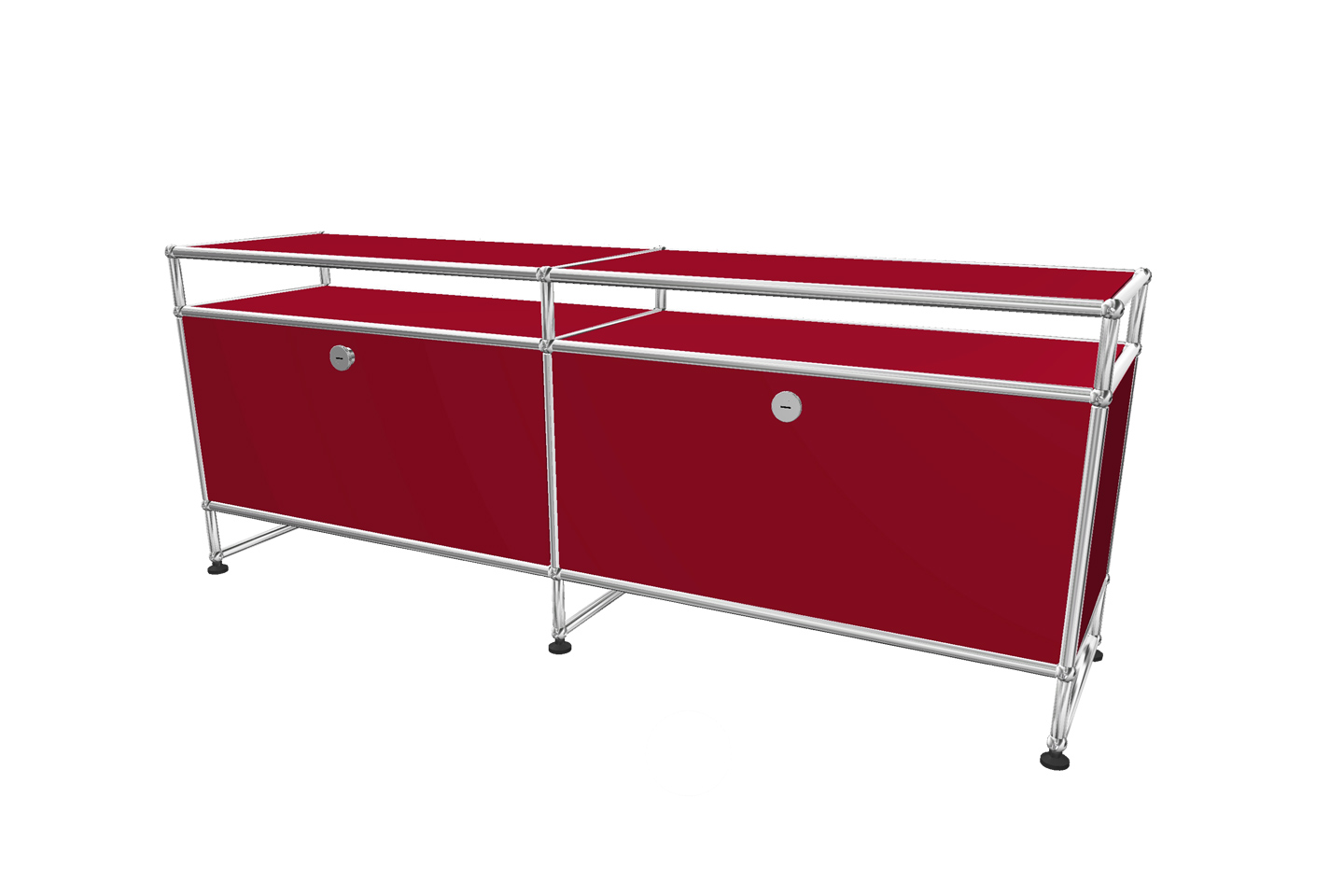 USM Haller TV-Board / Lowboard mit Sockel und Aufsatz