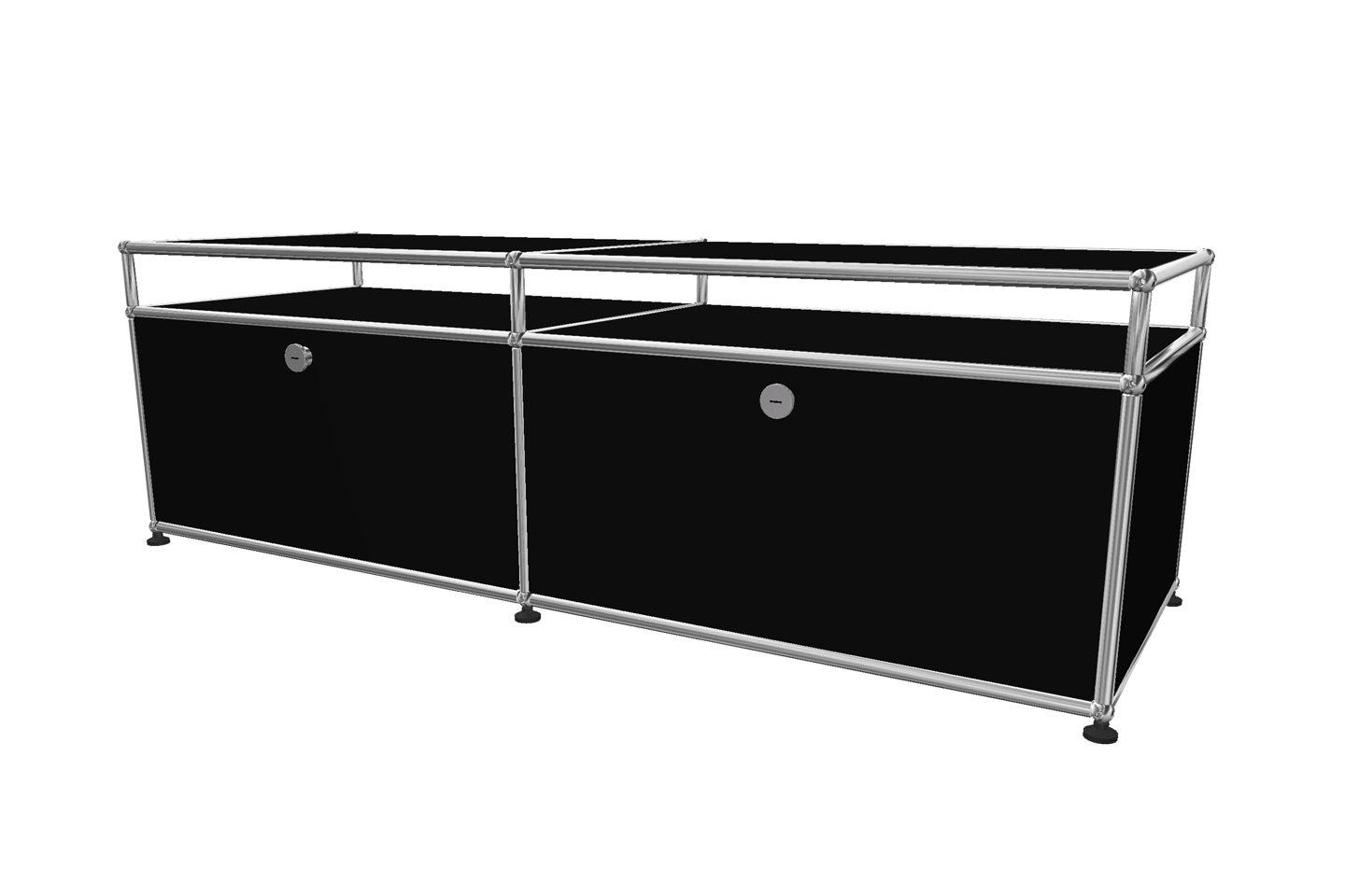 USM Haller TV-Board / Lowboard mit Aufsatz Tiefe 50 cm
