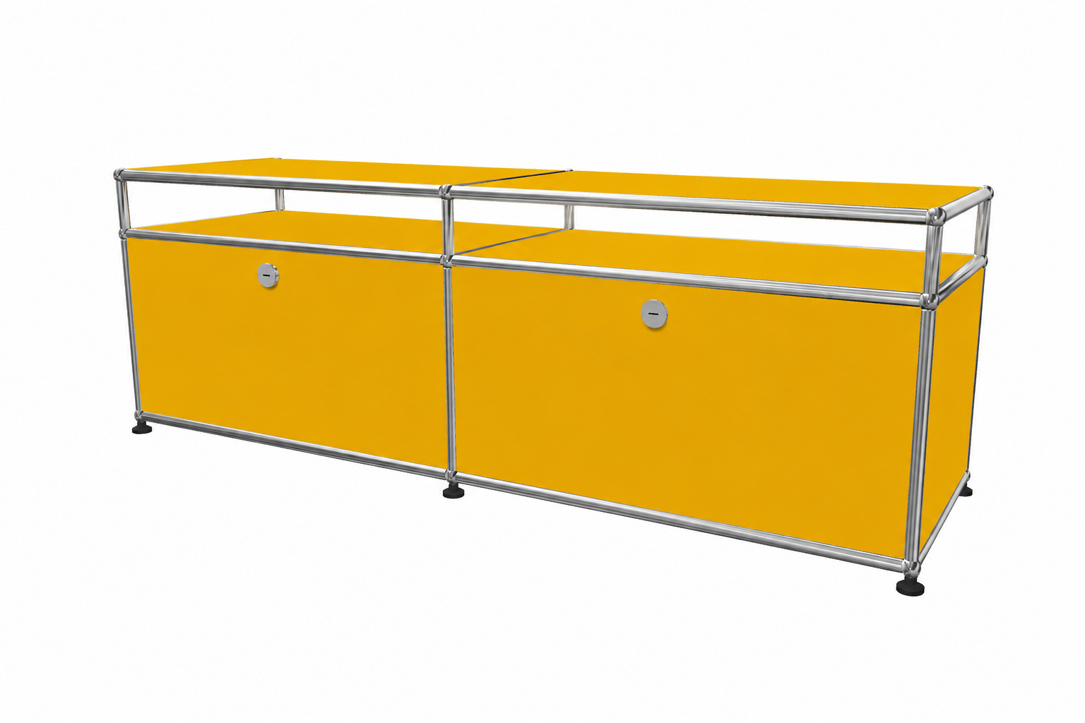 USM Haller TV-Board / Lowboard Grafietzwart RAL 9011