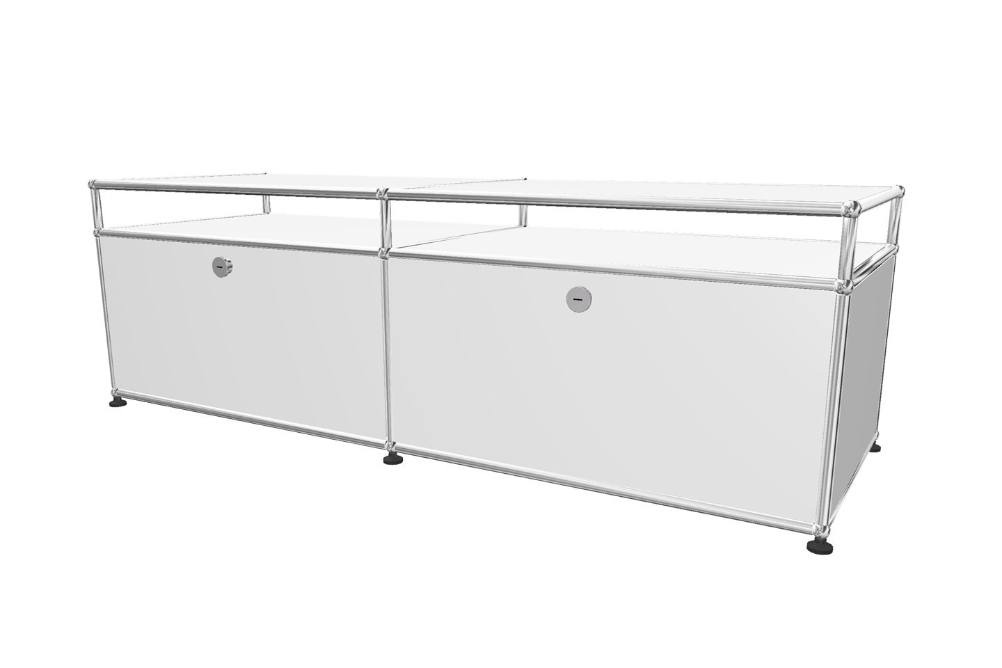 USM Haller TV-Board / Lowboard mit Aufsatz Tiefe 50 cm