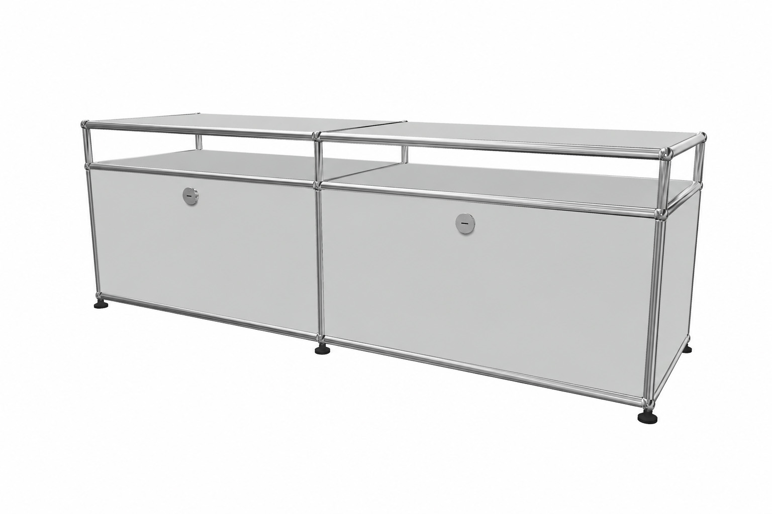 USM Haller TV-Board / Lowboard Grafietzwart RAL 9011