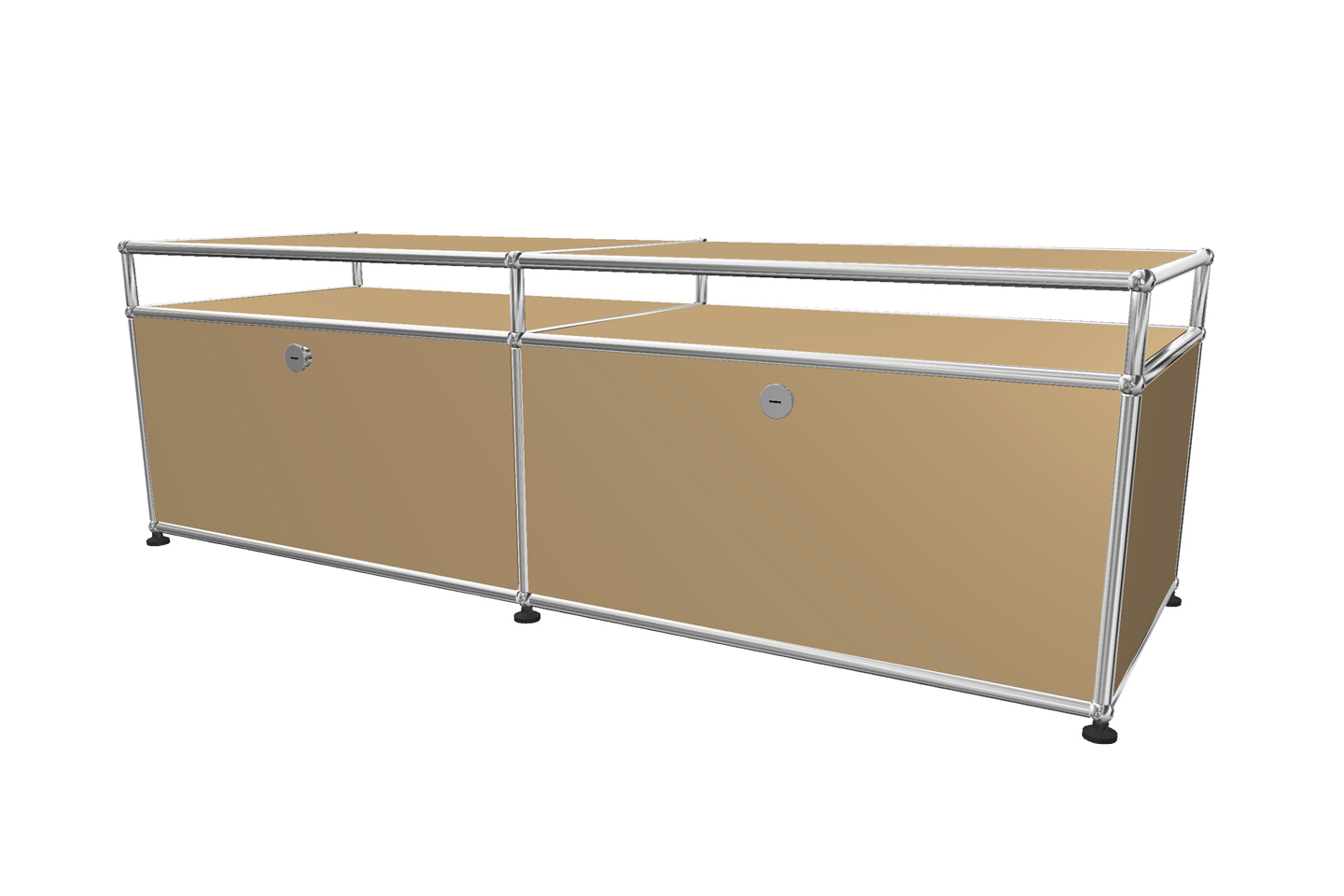 USM Haller TV-Board / Lowboard mit Aufsatz Tiefe 50 cm