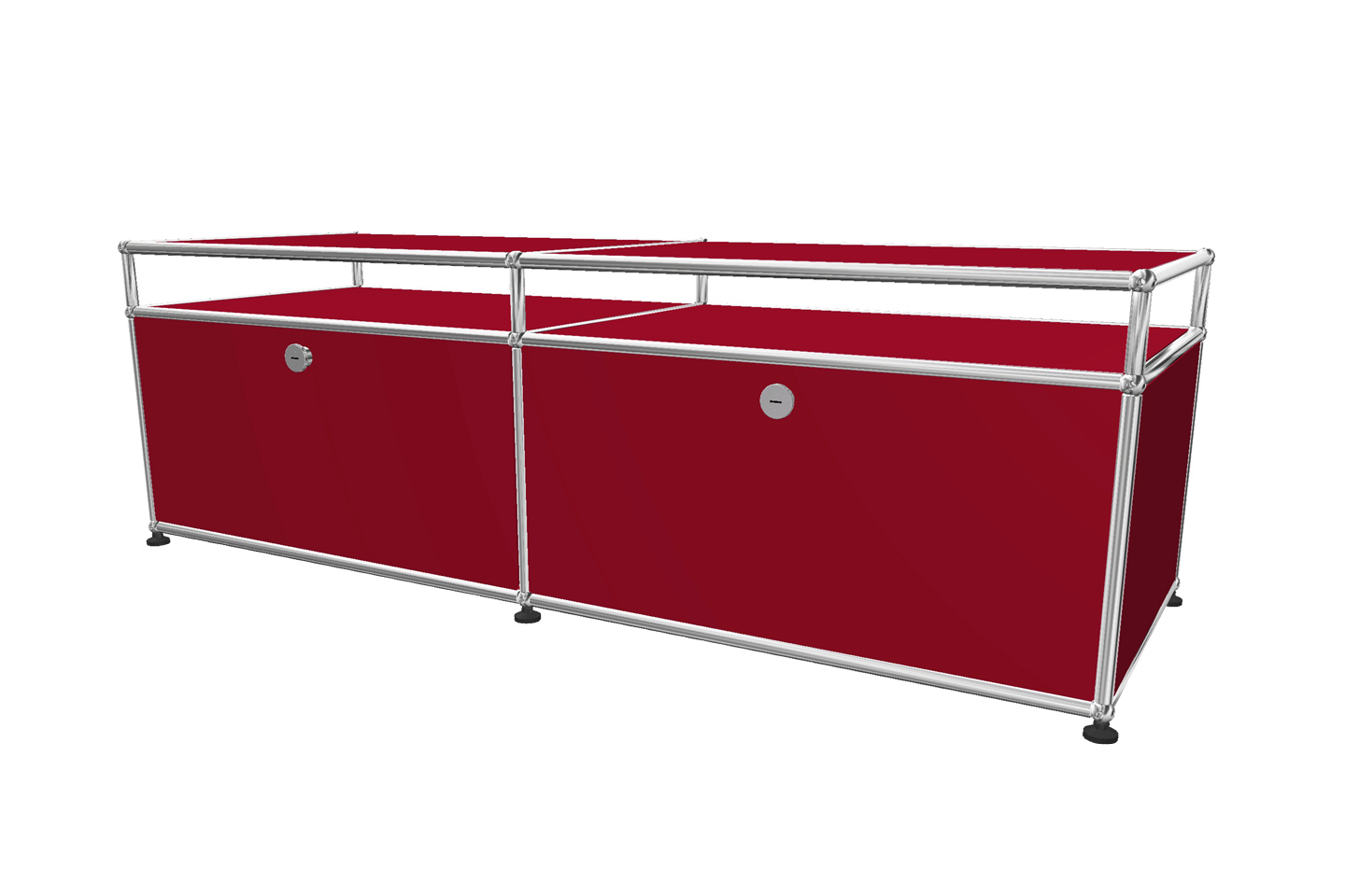 USM Haller TV-Board / Lowboard mit Aufsatz Tiefe 50 cm