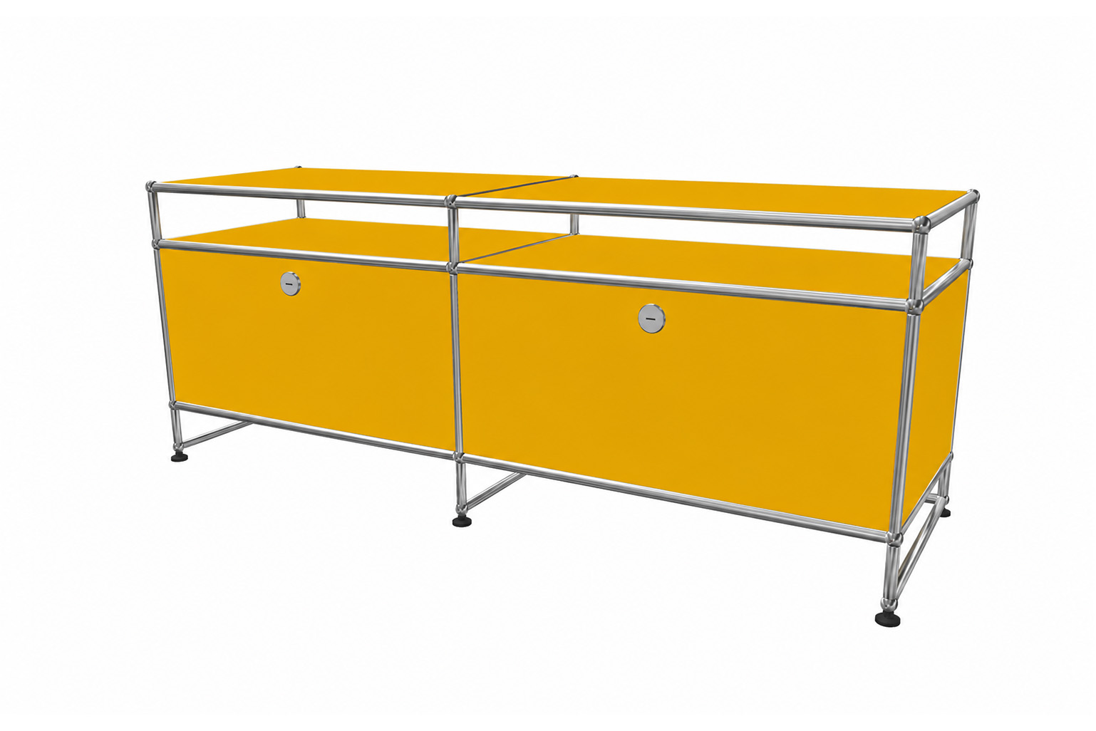 USM Haller TV-Board / Lowboard Grafietzwart RAL 9011