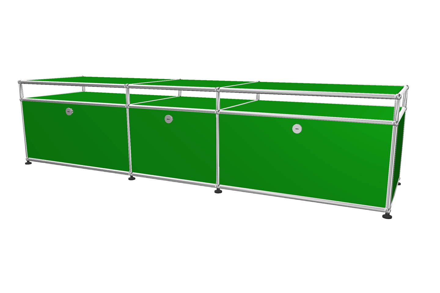 USM Haller TV-Board / Lowboard mit Aufsatz Tiefe 50 cm