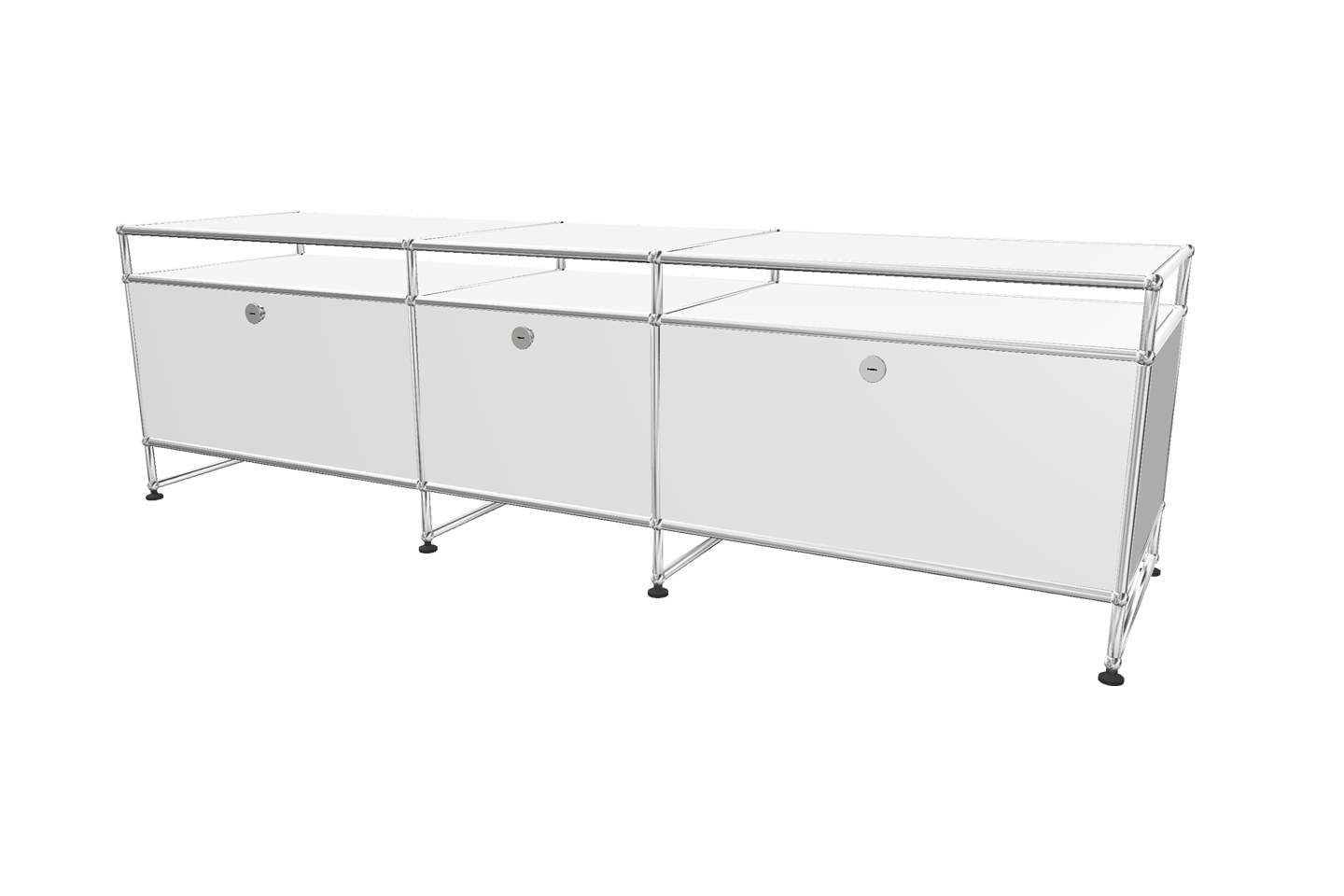 USM Haller TV-Board / Lowboard mit Sockel / Aufsatz Tiefe 50 cm
