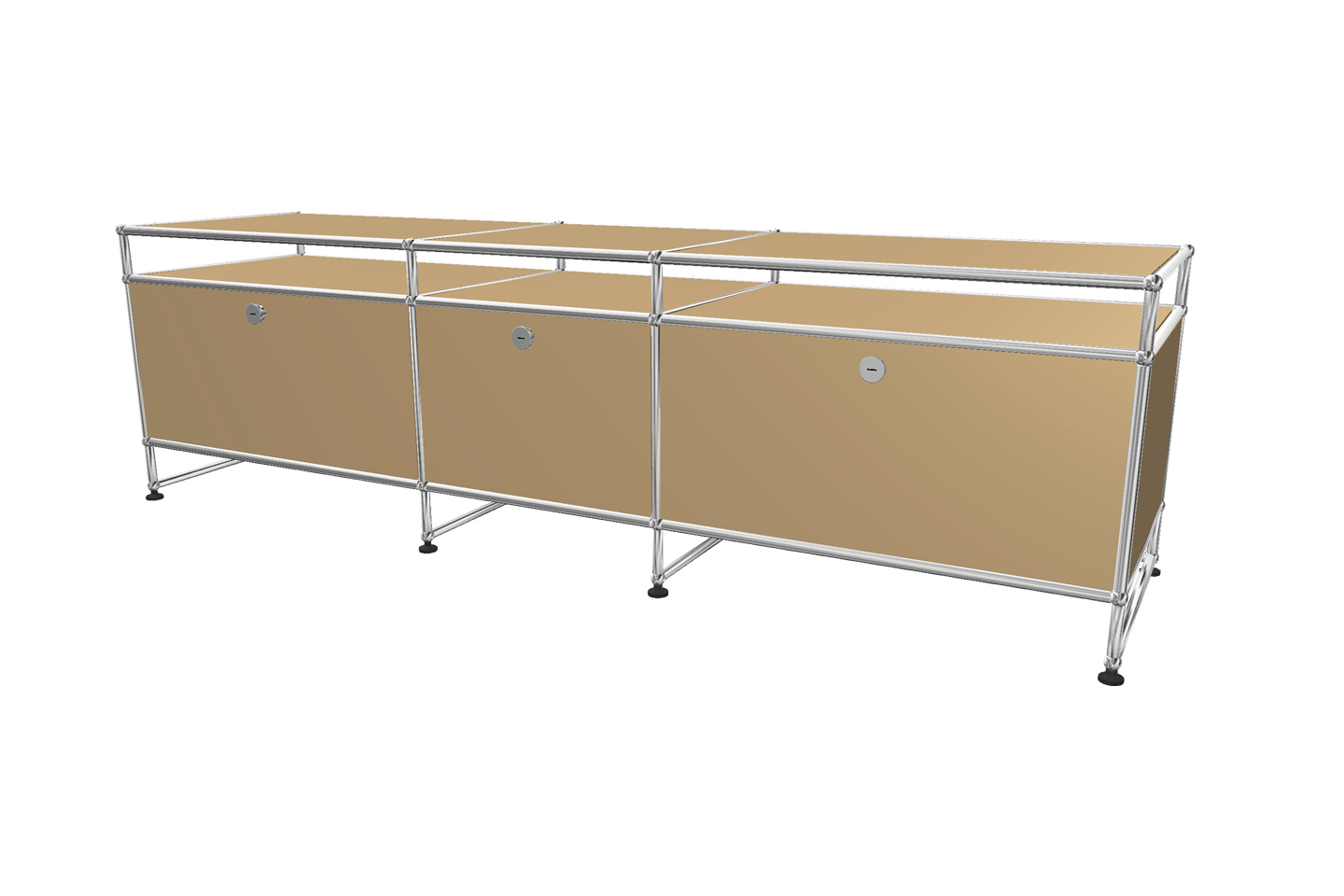 USM Haller TV-Board / Lowboard mit Sockel / Aufsatz Tiefe 50 cm