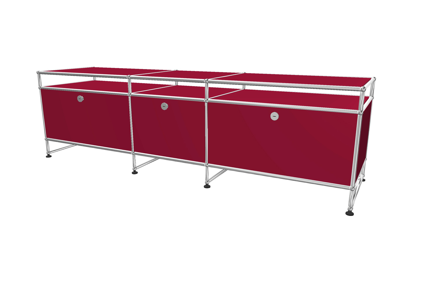 USM Haller TV-Board / Lowboard mit Sockel / Aufsatz Tiefe 50 cm