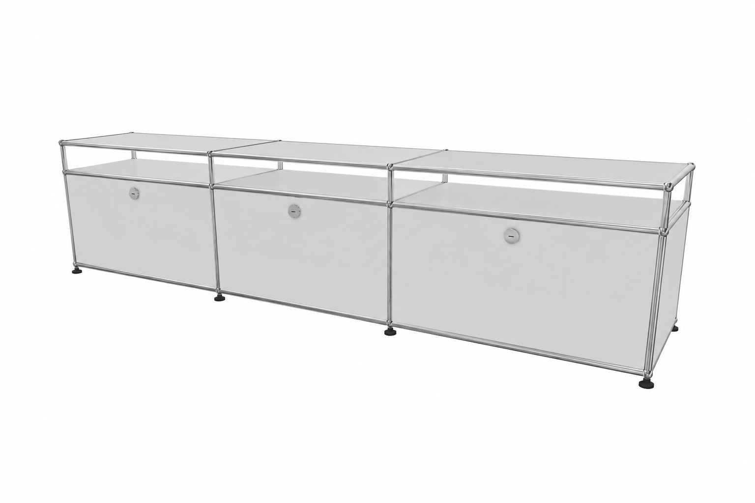USM Haller TV-Board / Lowboard mit Aufsatz Tiefe 50 cm