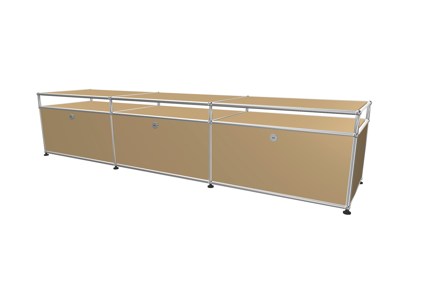 USM Haller TV-Board / Lowboard mit Aufsatz Tiefe 50 cm