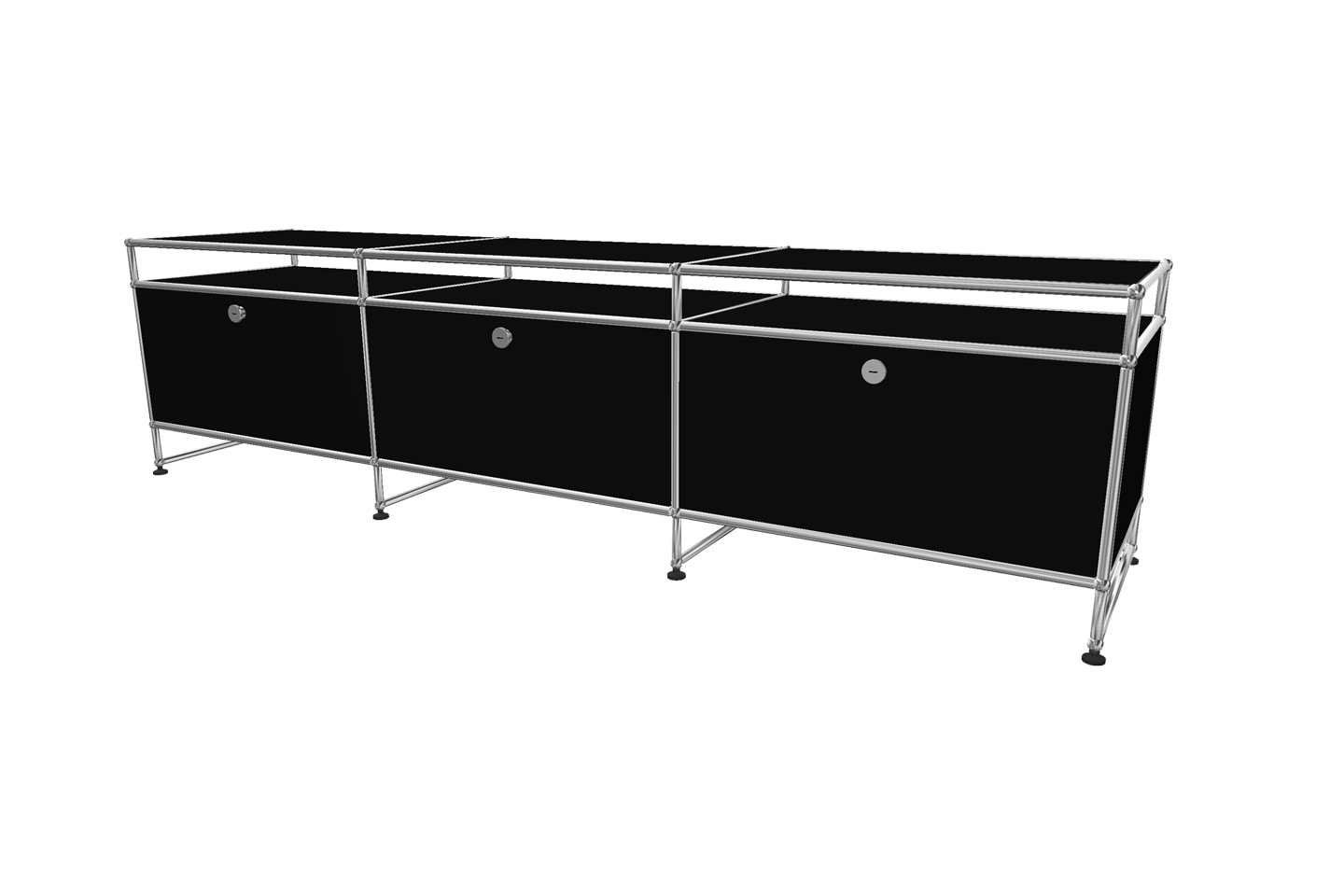 USM Haller TV-Board / Lowboard mit Sockel / Aufsatz Tiefe 50 cm
