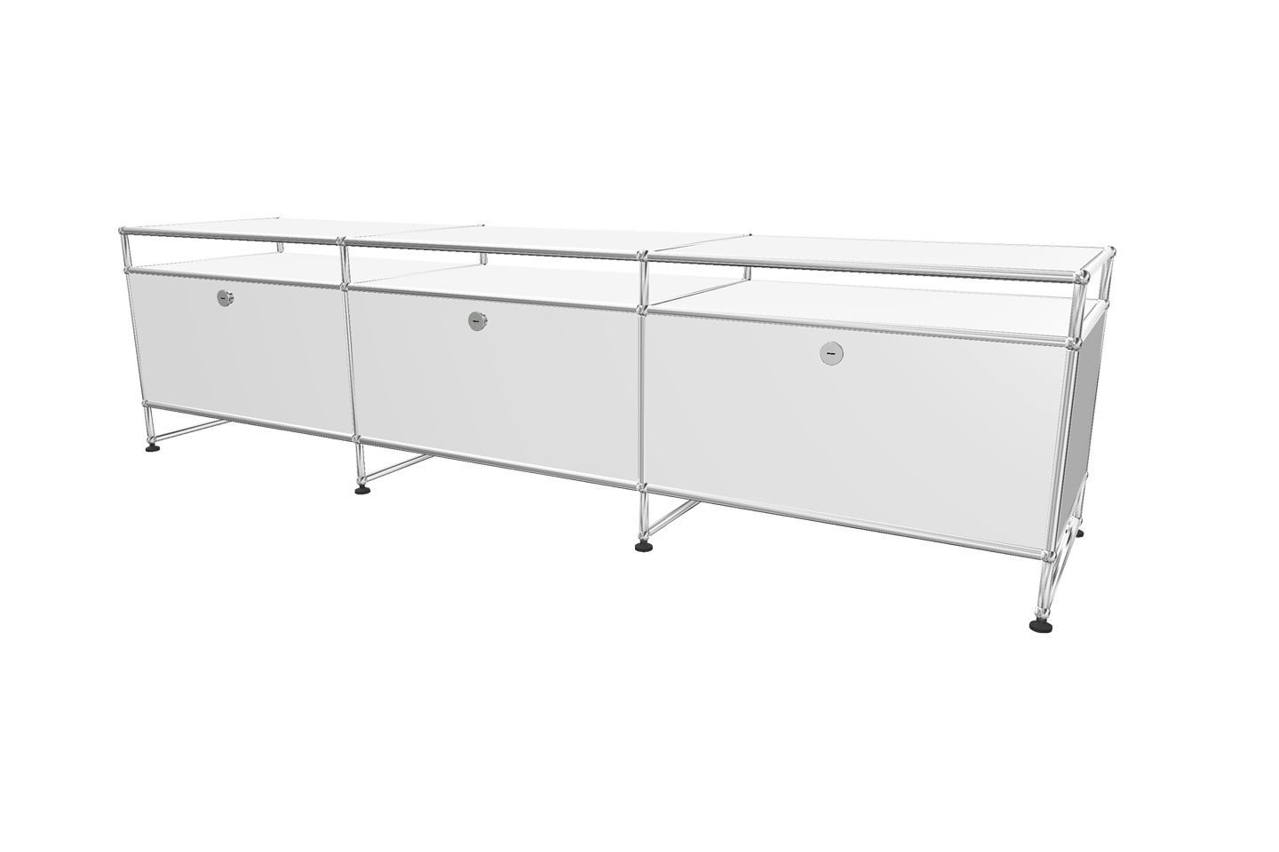 USM Haller TV-Board / Lowboard mit Sockel / Aufsatz Tiefe 50 cm
