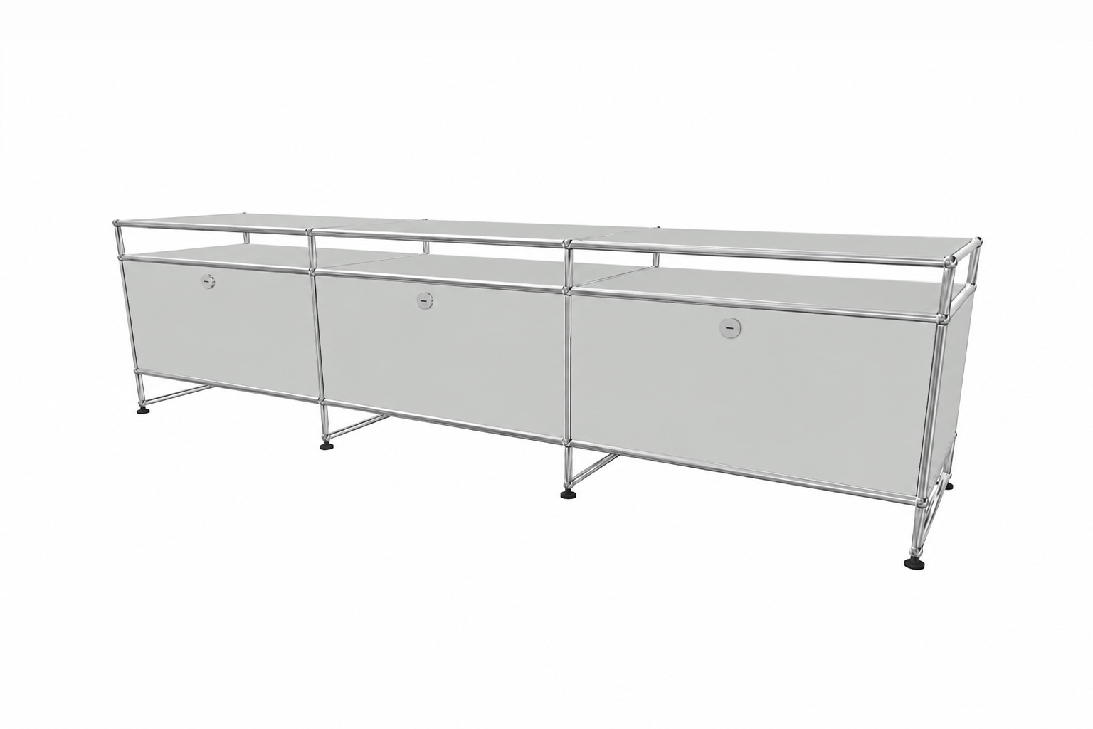 USM Haller TV-Board / Lowboard mit Sockel / Aufsatz Tiefe 50 cm