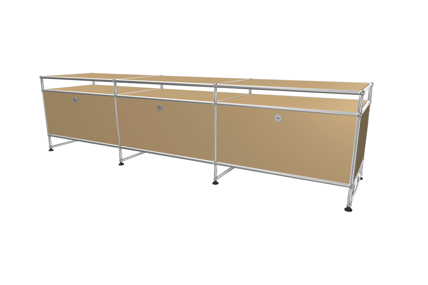 USM Haller TV-Board / Lowboard mit Sockel / Aufsatz Tiefe 50 cm
