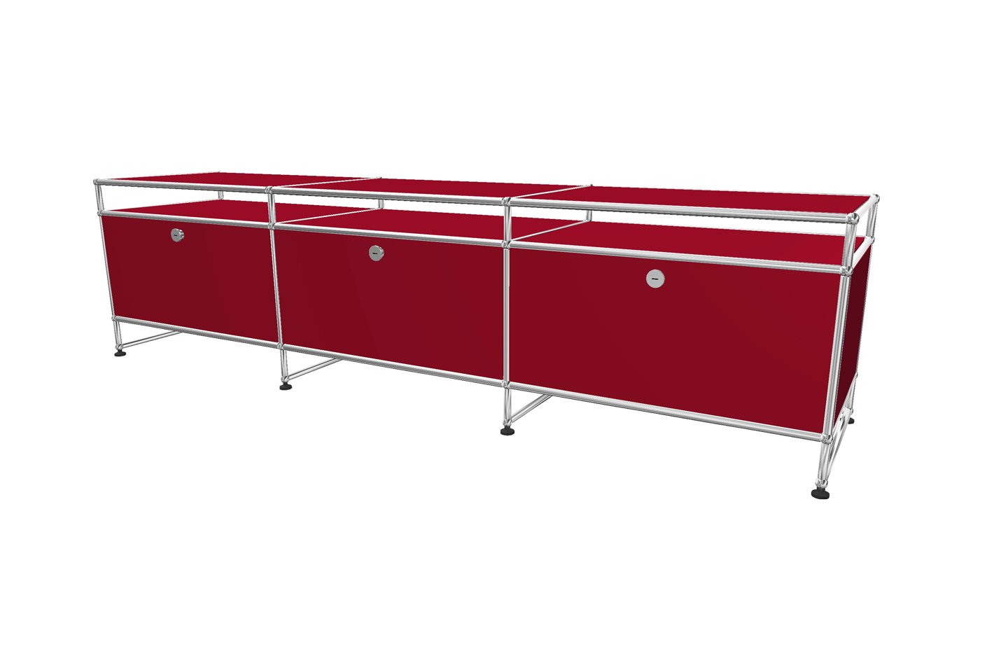 USM Haller TV-Board / Lowboard mit Sockel / Aufsatz Tiefe 50 cm
