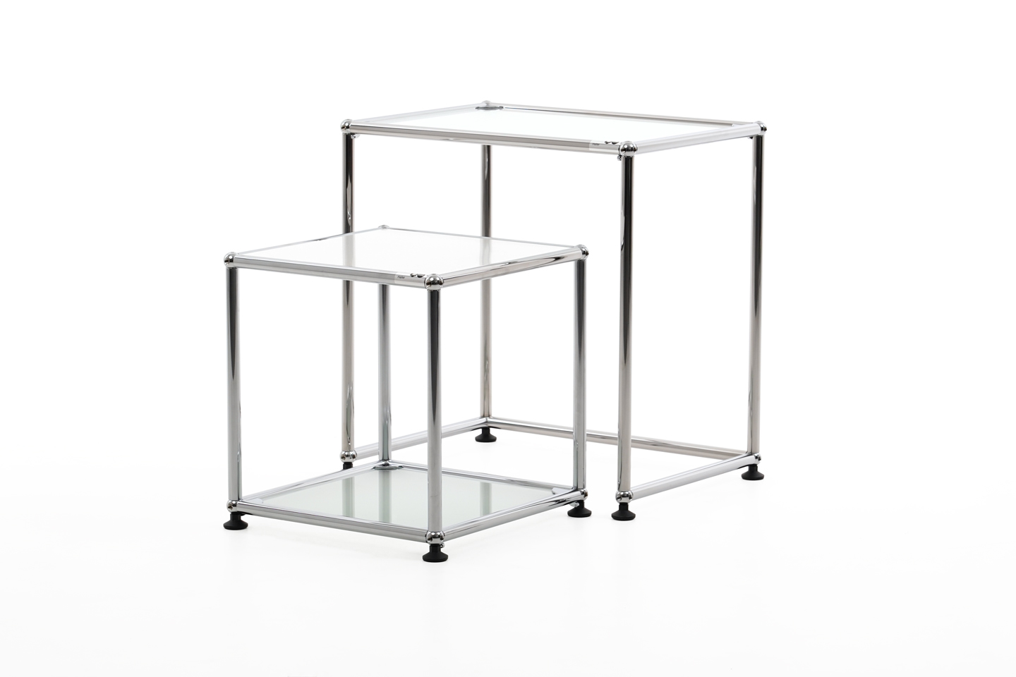 USM Haller Bijzettafel Grafietzwart RAL 9011 75 x 50 cm