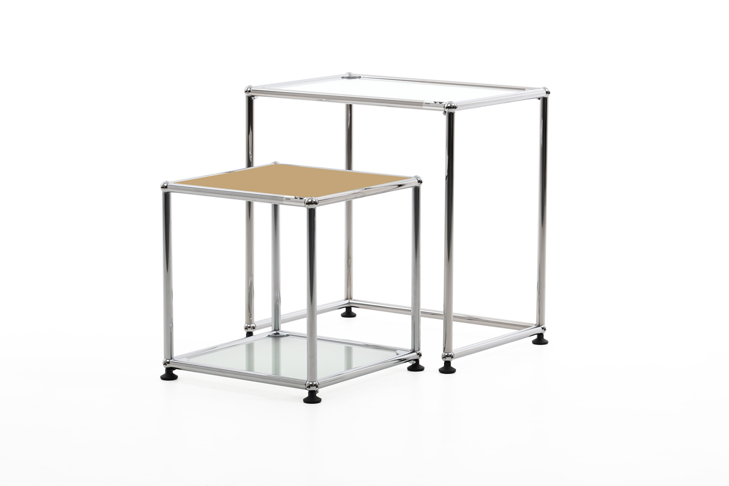 USM Haller Bijzettafel Grafietzwart RAL 9011 75 x 50 cm