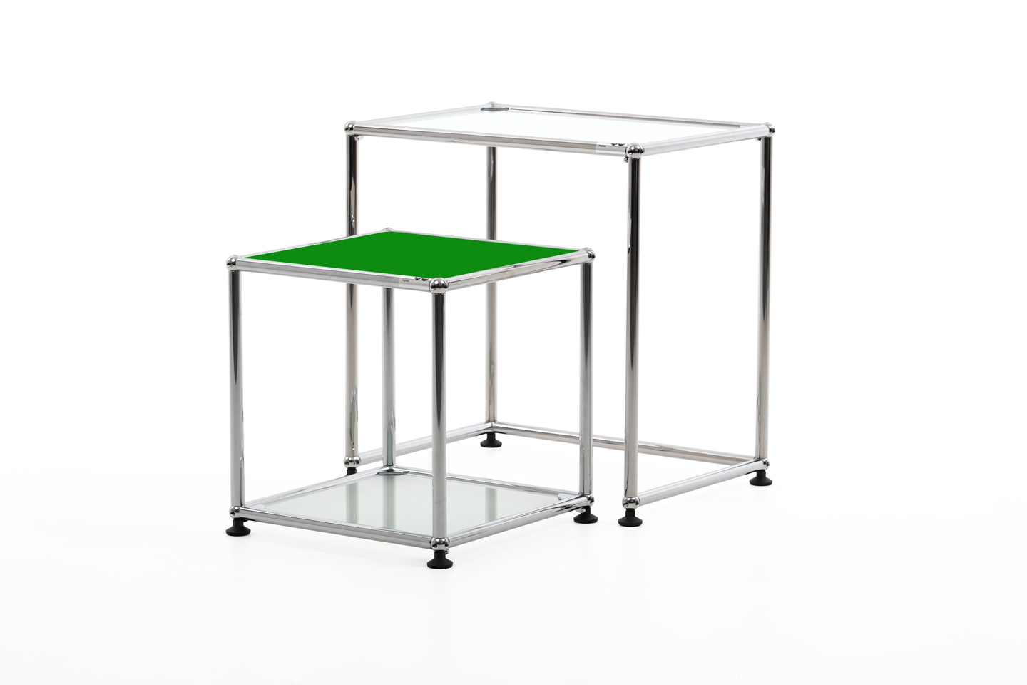 USM Haller Bijzettafel Grafietzwart RAL 9011 75 x 50 cm