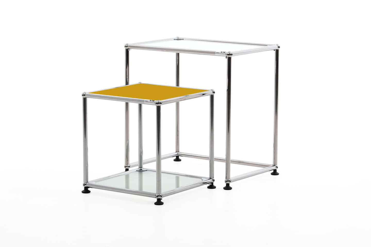 USM Haller Bijzettafel Grafietzwart RAL 9011 75 x 50 cm