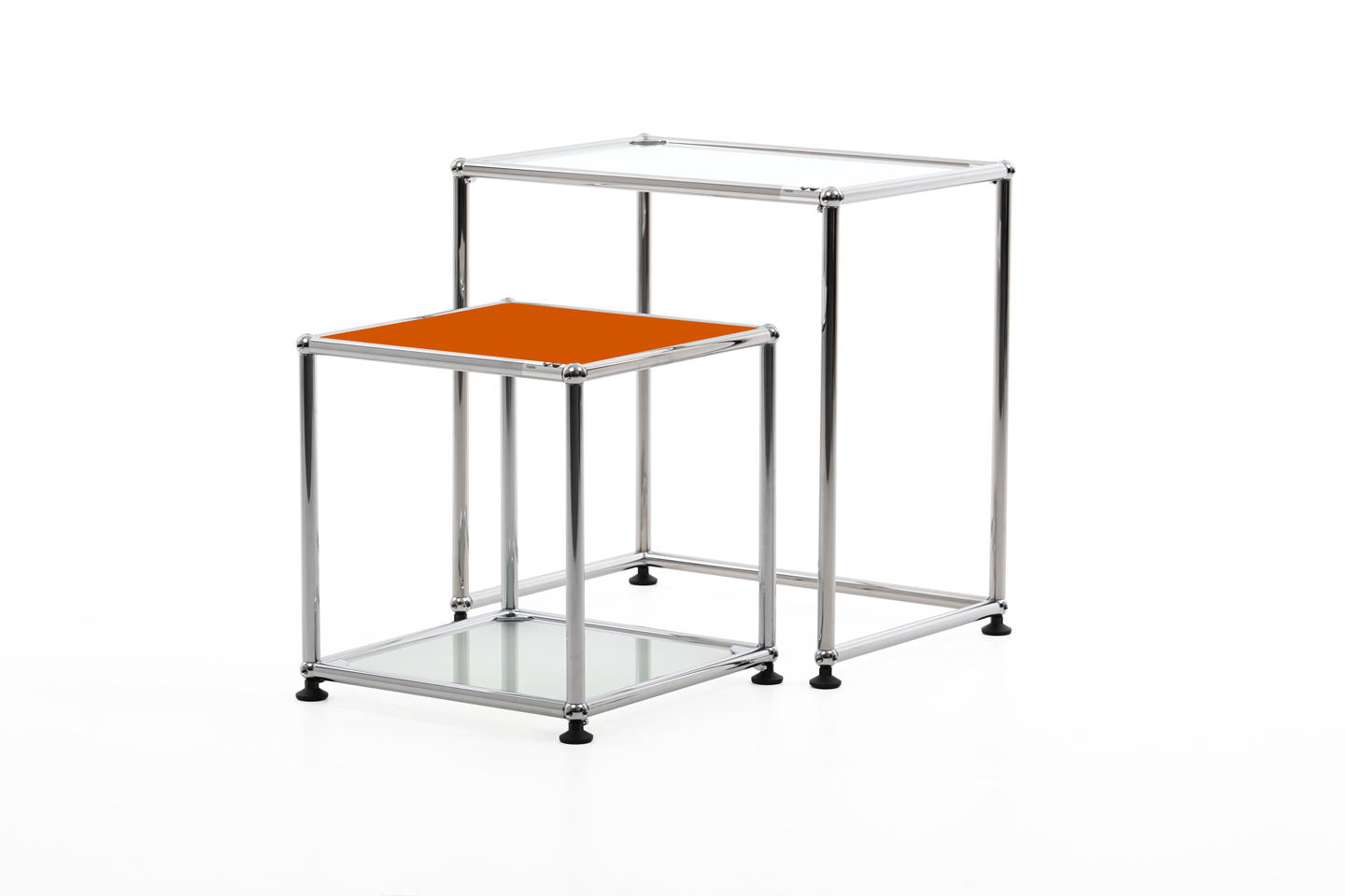 USM Haller Bijzettafel Grafietzwart RAL 9011 75 x 50 cm