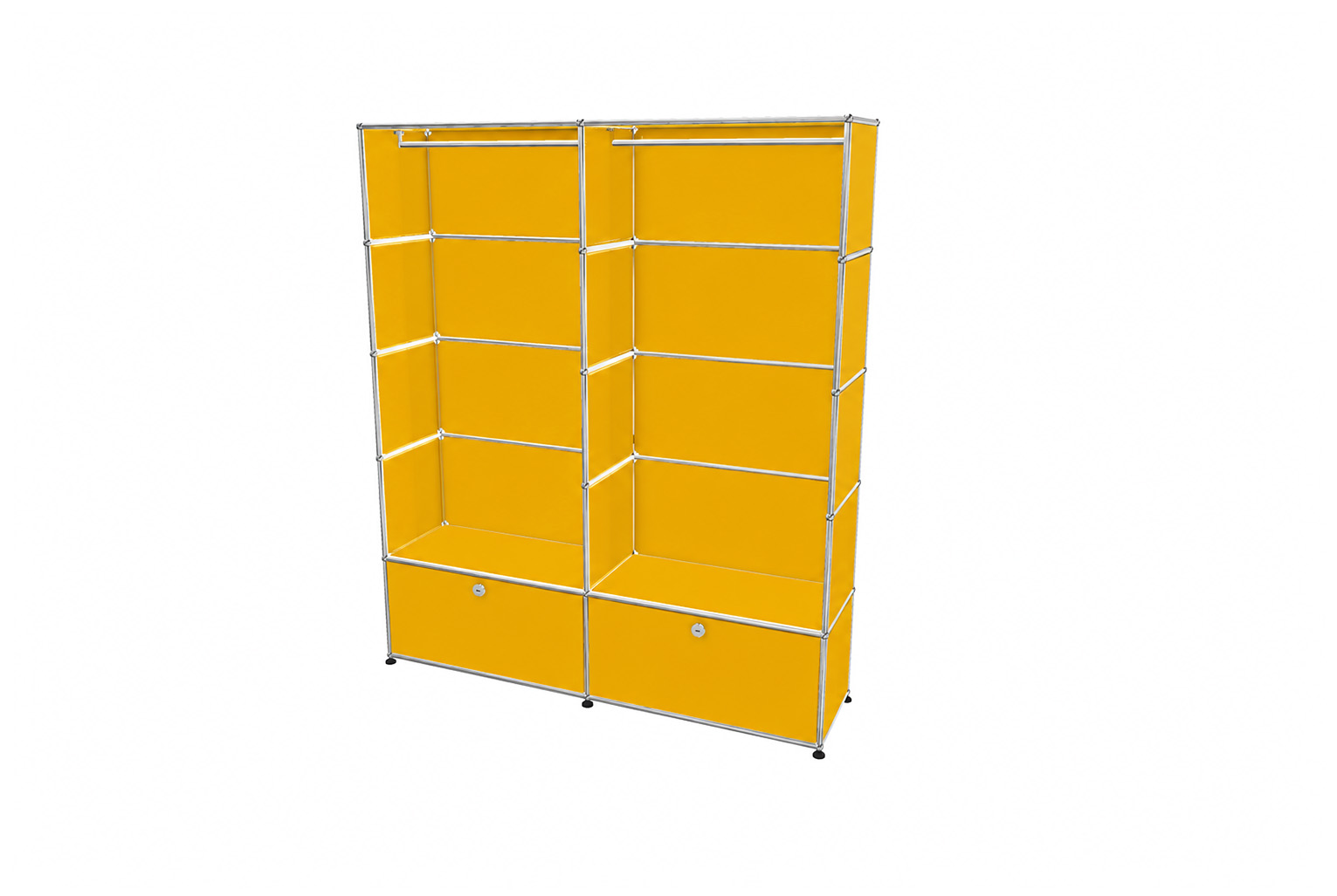 USM Haller Garderobenschrank mit Klapptüren Tiefe 35 cm